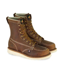 'Thorogood' Men's 8" American Heritage-Trail Crazyhorse MAXWear Wedge EH Safety Toe - Brown -Travs Outfitter Store 804 4478 1 1200x1200 b4e78cb9 ec1c 4ef3 9d8f 33fa077bb64e