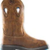 'Steel Blue' Men's 11" Blue Heeler Int. MetGuard EH WP Steel Toe - Brown
