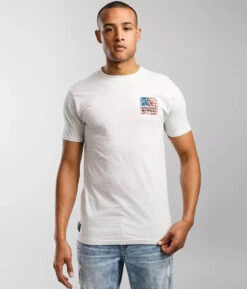 'Howitzer' Men's We Flag Short Sleeve Tee - Oatmeal