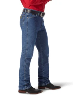 'Wrangler' Men's George Strait Cowboy Cut® Slim Fit - Heavyweight Stone Denim -Travs Outfitter Store 936GSHD BS01 RWBB PRD