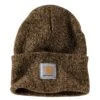 'Carhartt' Acrylic Knit Cuffed Beanie - Dark Brown