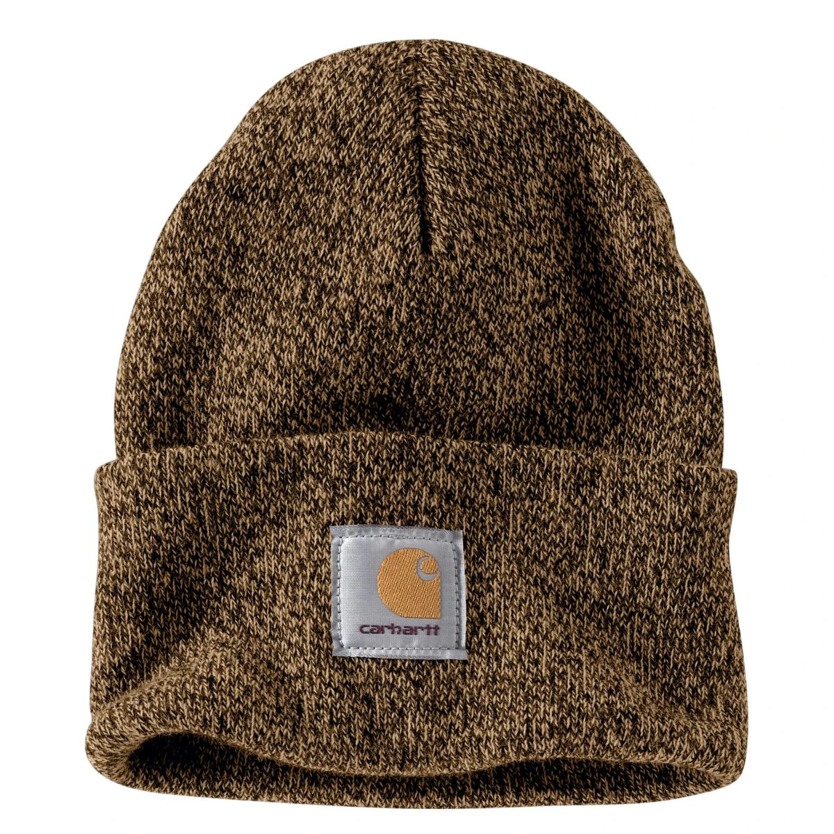 'Carhartt' Acrylic Knit Cuffed Beanie - Dark Brown 1 'Carhartt' Acrylic Knit Cuffed Beanie - Dark Brown