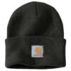 'Carhartt' Acrylic Knit Cuffed Beanie - Black