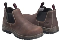 'Avenger' Men's 4" Foreman Romeo EH SR Comp Toe Pull On - Brown 13 'Avenger' Men's 4" Foreman Romeo EH SR Comp Toe Pull On - Brown -Travs Outfitter Store A7110 pair