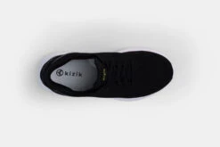 'KIZIK' Unisex Athens Sneaker - Black / White -Travs Outfitter Store Athens Black Top