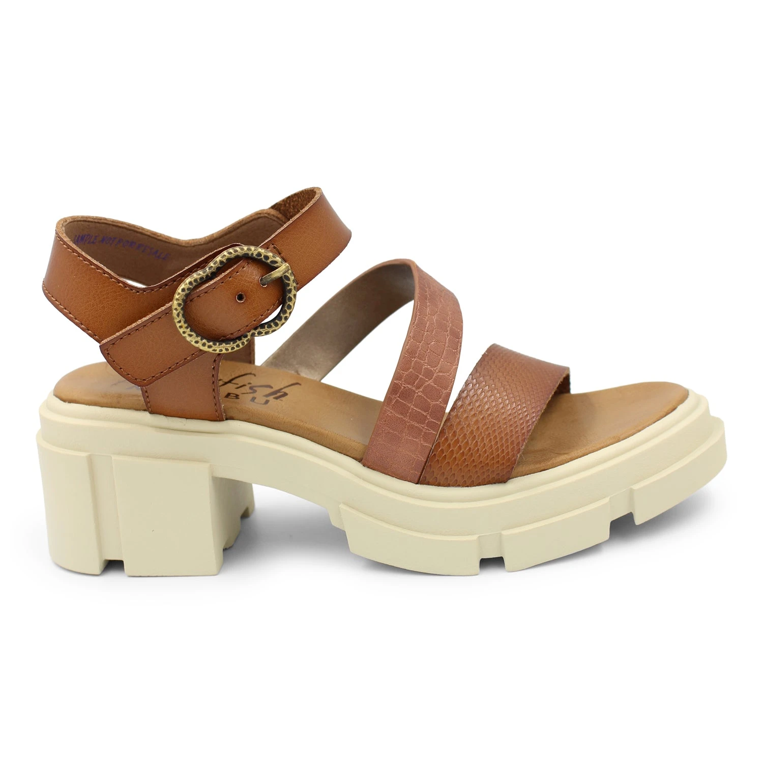 'Blowfish Malibu' Women's Capetown Sandal - Wood Dile / Dyecut / Amazon Rawhide 3 'Blowfish Malibu' Women's Capetown Sandal - Wood Dile / Dyecut / Amazon Rawhide - Image 3