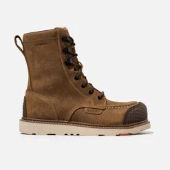 'Brunt' Men's 8" The Marin Brunt Toe EH WP Comp Toe - Brown