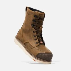 'Brunt' Men's 8" The Marin Brunt Toe EH WP Comp Toe - Brown -Travs Outfitter Store BRUNT Boots PDP Marin 8 inch Toe Sample Step