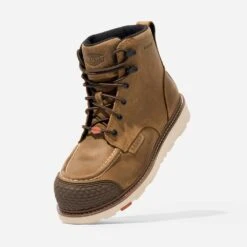 'Brunt' Men's 6" The Marin EH WP Brunt Toe - Brown -Travs Outfitter Store BRUNT Boots PDP Marin Brunt Toe Step