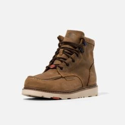 'Brunt' Men's 6" The Marin EH Unlined Soft Toe - Brown -Travs Outfitter Store BRUNT Boots PDP Marin Unlined Soft Toe Left 2