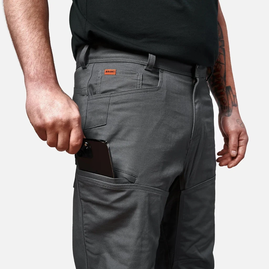 'Brunt' Men's The Martin Pant - Charcoal 3 'Brunt' Men's The Martin Pant - Charcoal - Image 3