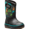'BOGS' Kids' Classic II Dino Dodo Insulated WP Rainboots - Black Multi