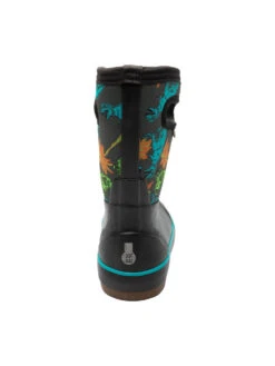 'BOGS' Kids' Classic II Dino Dodo Insulated WP Rainboots - Black Multi -Travs Outfitter Store Bogs Fall 2023 73080 009 ALT 3