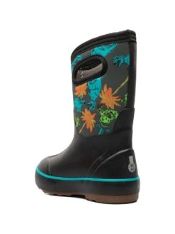 'BOGS' Kids' Classic II Dino Dodo Insulated WP Rainboots - Black Multi -Travs Outfitter Store Bogs Fall 2023 73080 009 ALT 4