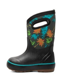 'BOGS' Kids' Classic II Dino Dodo Insulated WP Rainboots - Black Multi -Travs Outfitter Store Bogs Fall 2023 73080 009 ALT 5