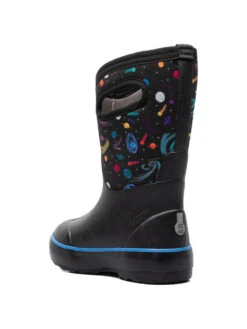 'BOGS' Kids' Classic II Final Frontier Insulated WP Rainboots - Black Multi -Travs Outfitter Store Bogs Fall 2023 73081 009 ALT 4
