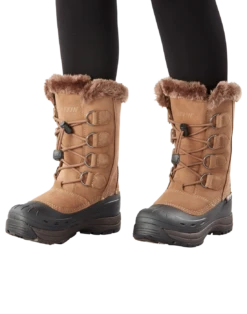 'Baffin' Women's 11" Chloe Insulated WP Boot - Taupe -Travs Outfitter Store CHLOE BG4 ONFOOT
