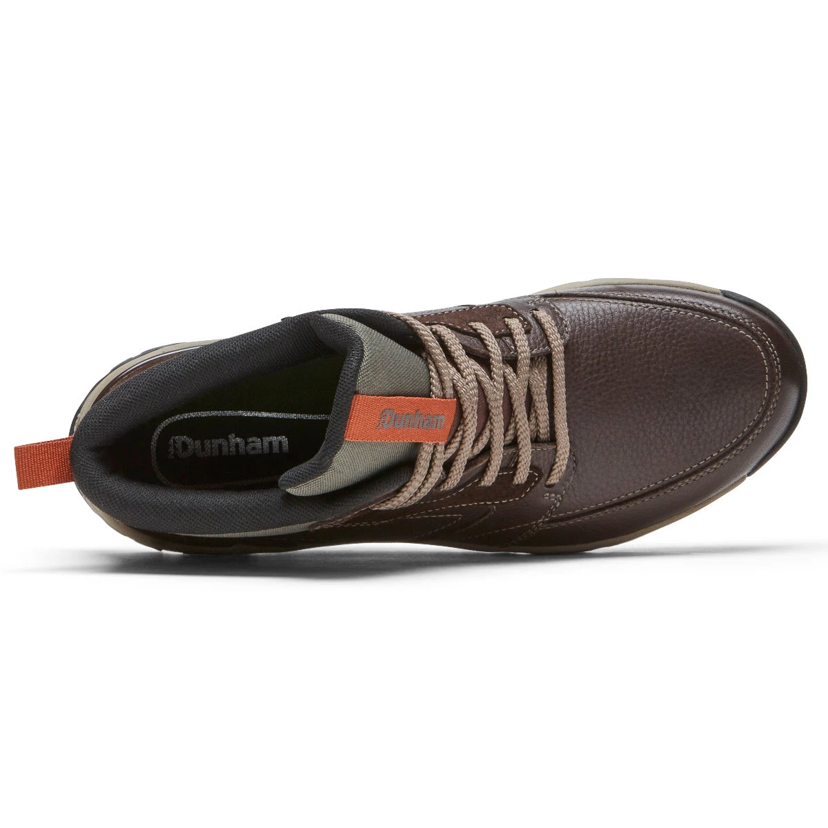 'Dunham' Men's Glastonbury WP Mid Hiker - Brown 2 'Dunham' Men's Glastonbury WP Mid Hiker - Brown - Image 2