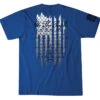 'Howitzer' Men's Blessings Of Liberty Short Sleeve Tee - Cobalt Blue