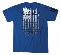 'Howitzer' Men's Blessings Of Liberty Short Sleeve Tee - Cobalt Blue