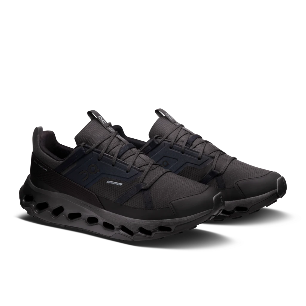 'On Running' Men's Cloudhorizon WP - Black / Black 3 'On Running' Men's Cloudhorizon WP - Black / Black - Image 3