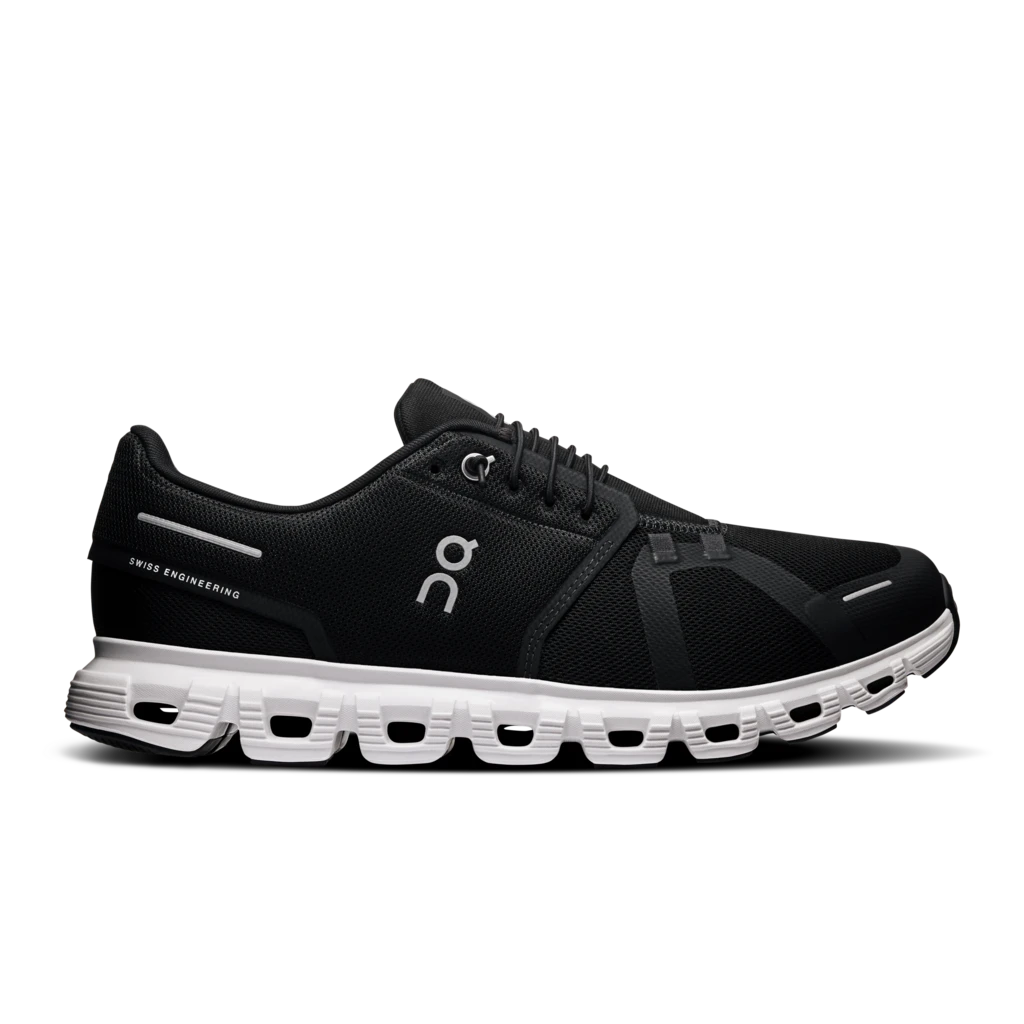 'On Running' Men's Cloud 6 - Black / White 1 'On Running' Men's Cloud 6 - Black / White