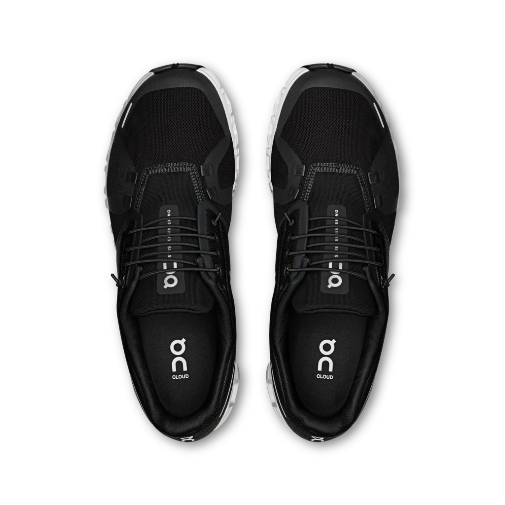 'On Running' Men's Cloud 6 - Black / White 4 'On Running' Men's Cloud 6 - Black / White - Image 4