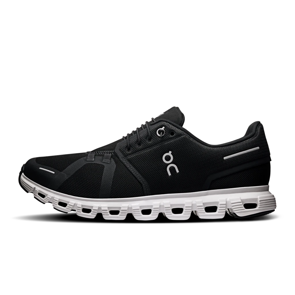 'On Running' Men's Cloud 6 - Black / White 2 'On Running' Men's Cloud 6 - Black / White - Image 2