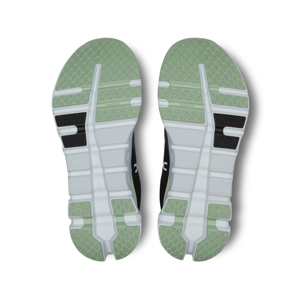 'On Running' Women's Cloudrunner 2 - Shadow / Lima (Wide) 4 'On Running' Women's Cloudrunner 2 - Shadow / Lima (Wide) - Image 4