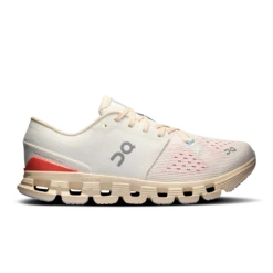 'On Running' Women's Cloud X 4 - Ivory / Salmon