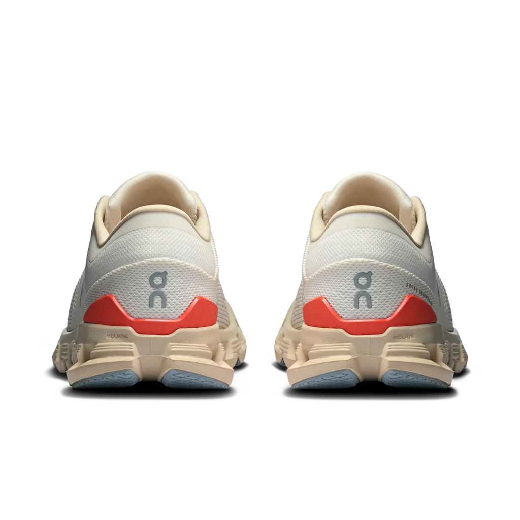 'On Running' Women's Cloud X 4 - Ivory / Salmon 5 'On Running' Women's Cloud X 4 - Ivory / Salmon - Image 5