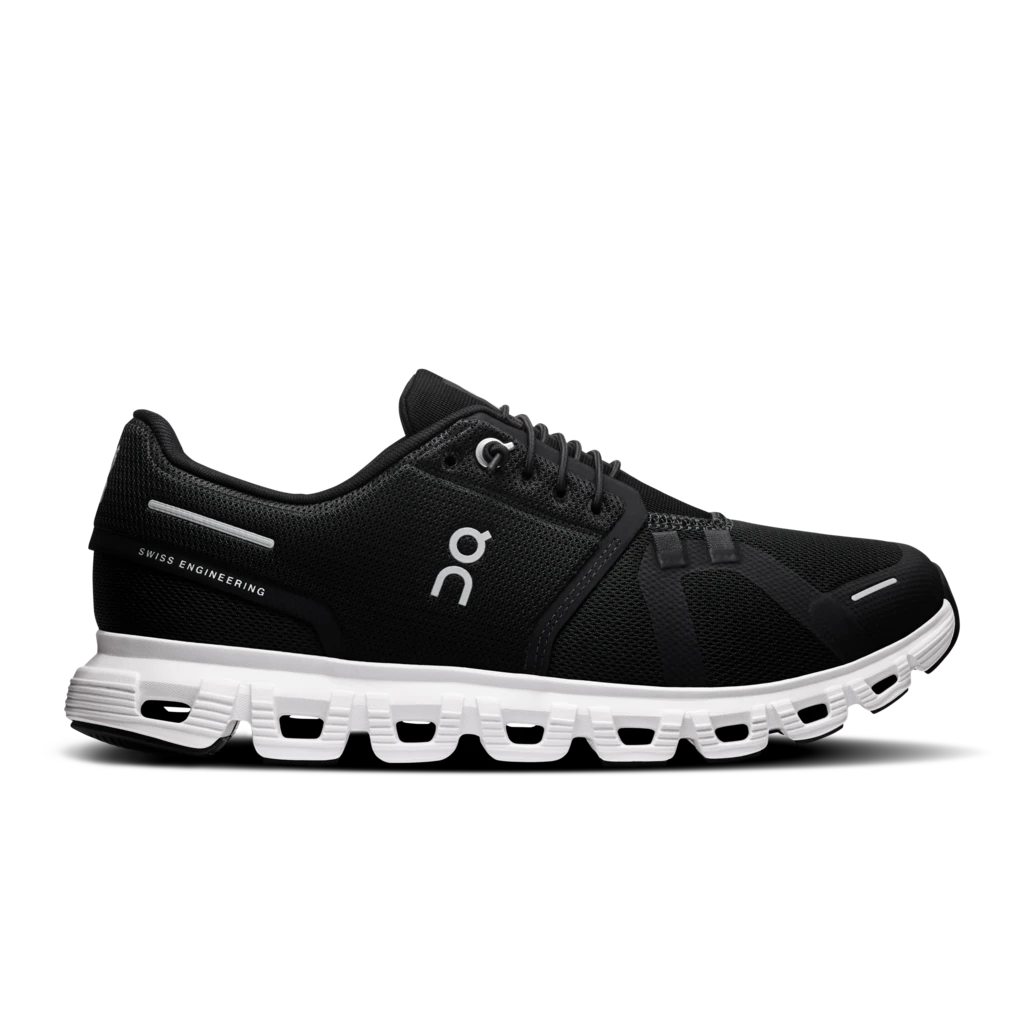 'On Running' Women's Cloud 6 - Black / White 1 'On Running' Women's Cloud 6 - Black / White