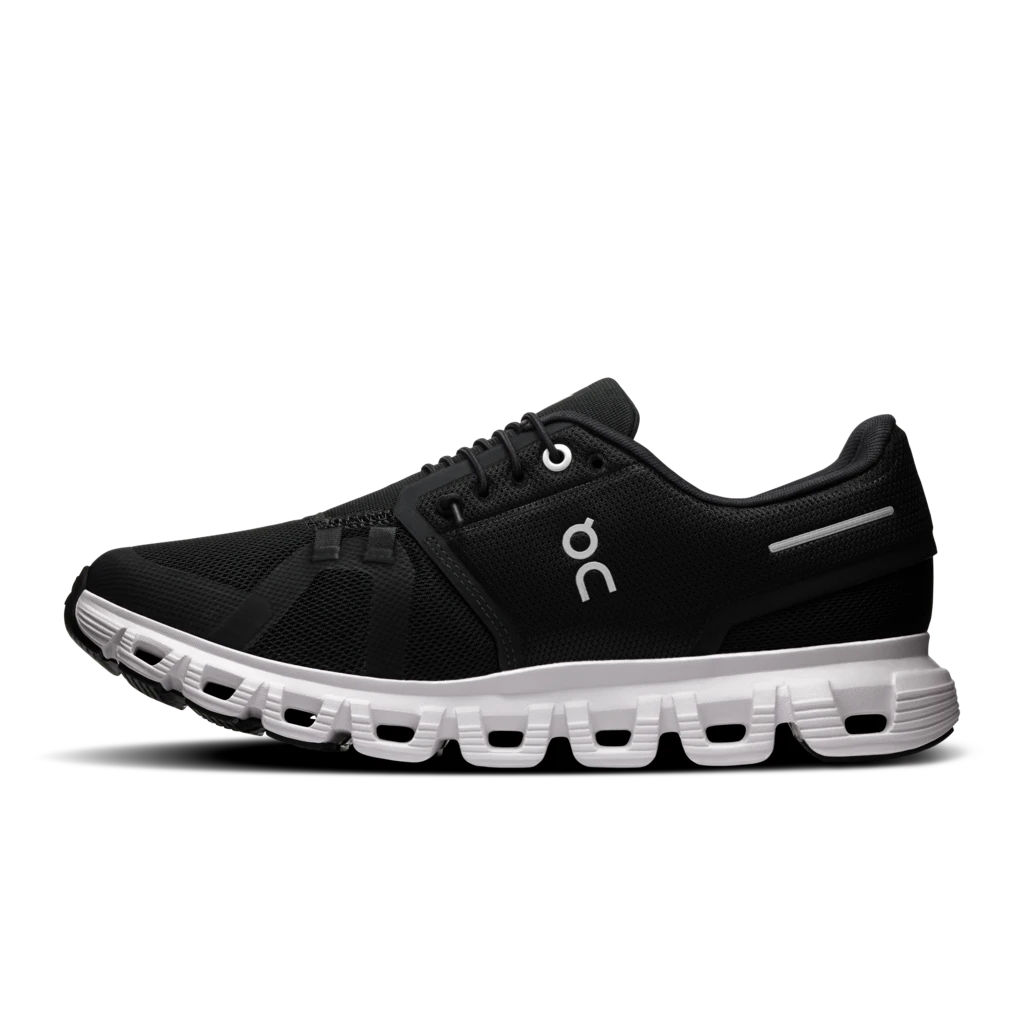 'On Running' Women's Cloud 6 - Black / White 2 'On Running' Women's Cloud 6 - Black / White - Image 2