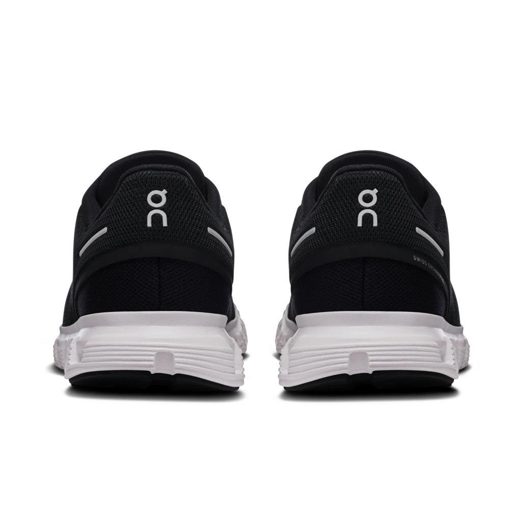 'On Running' Women's Cloud 6 - Black / White 4 'On Running' Women's Cloud 6 - Black / White - Image 4