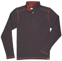 'Dakota Grizzly-Dermot' Men's 1/4 Zip Pullover - Charcoal