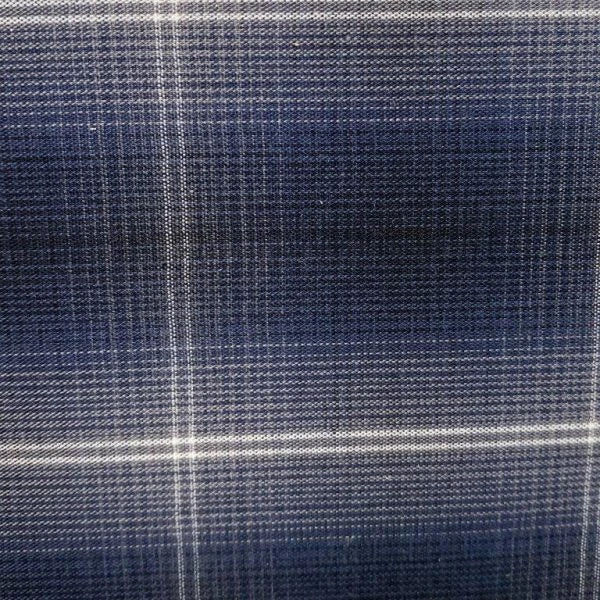 'FX Fusion' Men's Multi Grid Long Sleeve - Navy / Grey 2 'FX Fusion' Men's Multi Grid Long Sleeve - Navy / Grey - Image 2