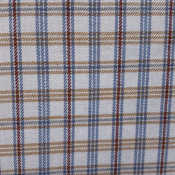 'FX Fusion' Men's Mini Melange Checkered Long Sleeve - Grey / Acorn / Burgundy 2 'FX Fusion' Men's Mini Melange Checkered Long Sleeve - Grey / Acorn / Burgundy - Image 2