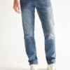 'Devil-Dog Dungarees' Men's Slim Straight Jean - Ash Wash / Medium Indigo