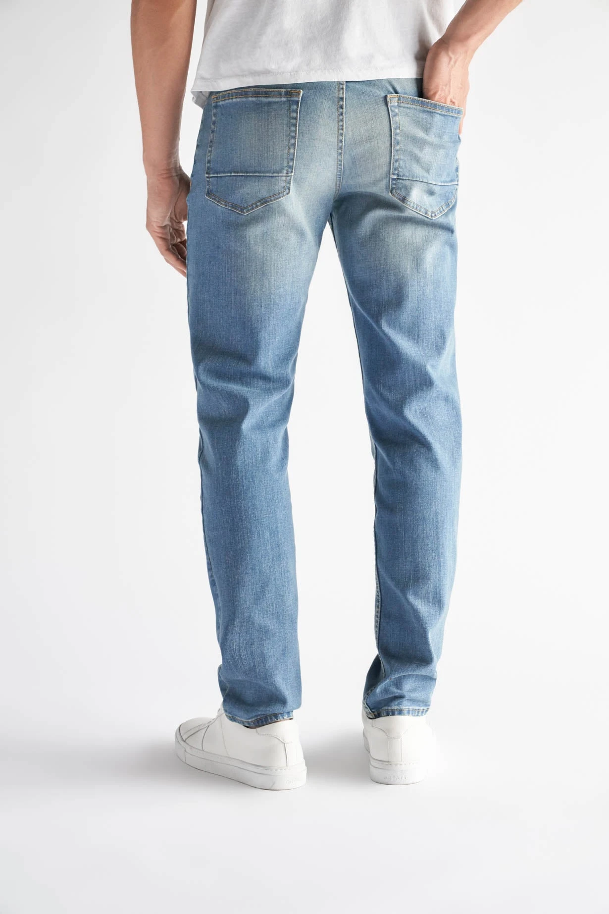 'Devil-Dog Dungarees' Men's Athletic Jean - Gates / Light Indigo 4 'Devil-Dog Dungarees' Men's Athletic Jean - Gates / Light Indigo - Image 4