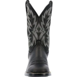 'Durango' Men's 11" Westward Western Square Toe - Black Onyx -Travs Outfitter Store DDB0423 front