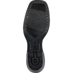 'Durango' Men's 11" Westward Western Square Toe - Black Onyx -Travs Outfitter Store DDB0423 outsole