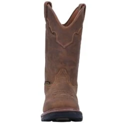 ‘Dan Post’ Men’s 11” Blayde Leather WP Western Work - Saddle Tan -Travs Outfitter Store DP69402 5