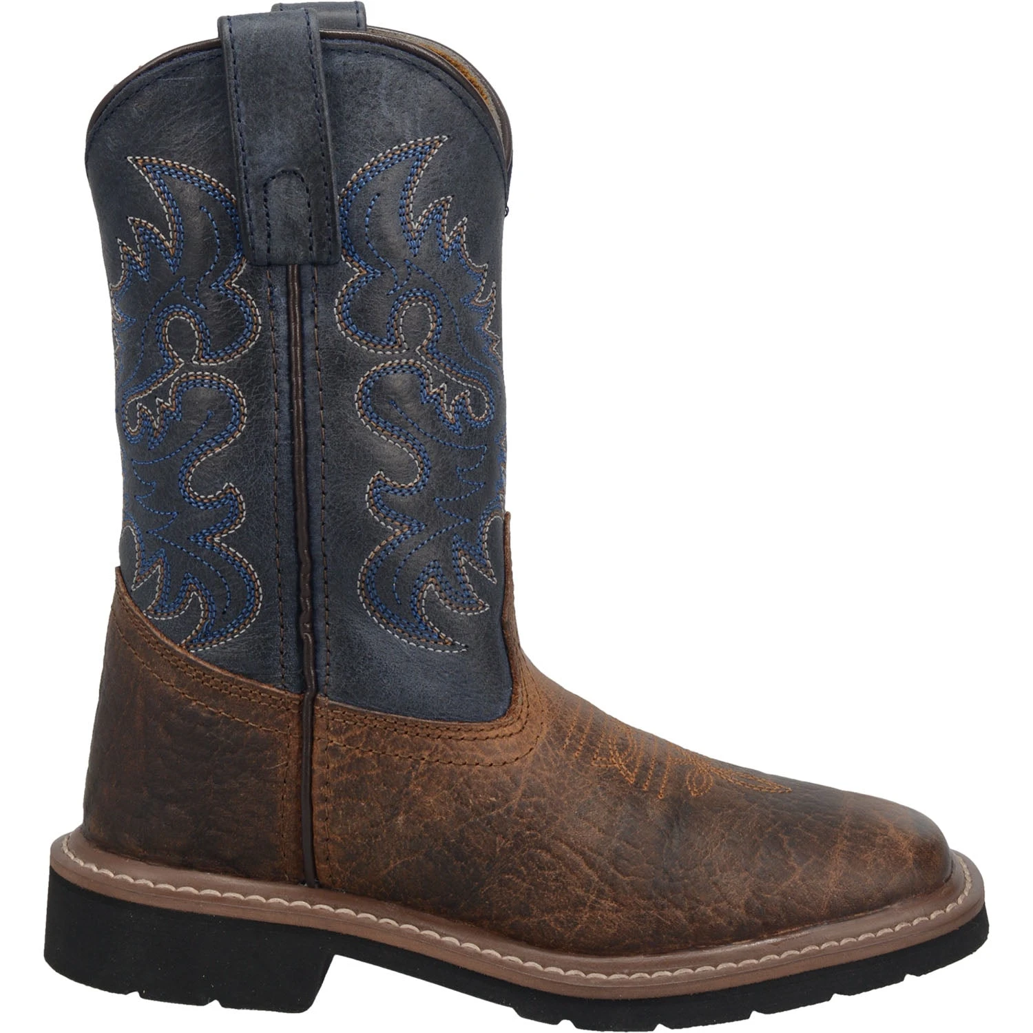 'Dan Post' Children's 8" Brantley Western - Brown / Blue (Sizes 8.5C-3Y) 1 'Dan Post' Children's 8" Brantley Western - Brown / Blue (Sizes 8.5C-3Y)
