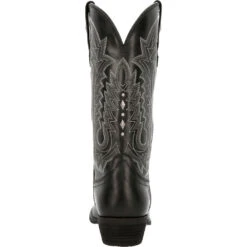 'Durango' Women's 12" Crush™ Western Snip Toe - Midnight -Travs Outfitter Store DRD0427 back
