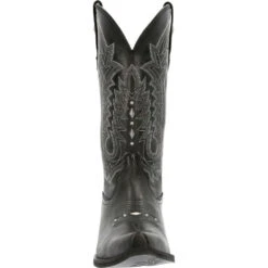 'Durango' Women's 12" Crush™ Western Snip Toe - Midnight -Travs Outfitter Store DRD0427 front