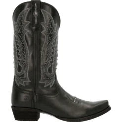 'Durango' Women's 12" Crush™ Western Snip Toe - Midnight