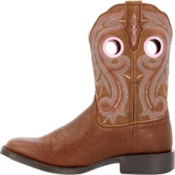 'Durango' Women's 10" Westward™ Western Square Toe - Rosewood -Travs Outfitter Store DRD0445 instep profile