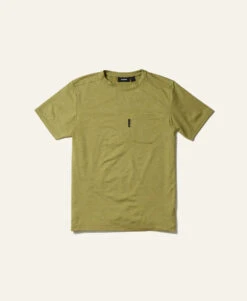 'Truewerk' Men's Tech Pocket Short Sleeve Tee - Heathered Sage