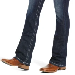 'Ariat' Women's R.E.A.L. Low Rise Stretch Rosy Whipstitch Boot Cut - Lakeshore -Travs Outfitter Store F16 WMS WEST 10018351 detail01