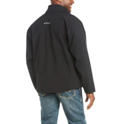 'Ariat' Men's Vernon 2.0 Softshell Jacket - Black -Travs Outfitter Store F18 MNS WEST 10023329 back